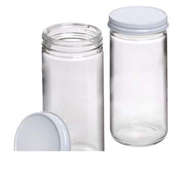 Spice Bottle (clear), with lid