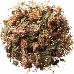 Red clover tops, whole Organic 