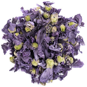 Malva Flower (blue), Whole