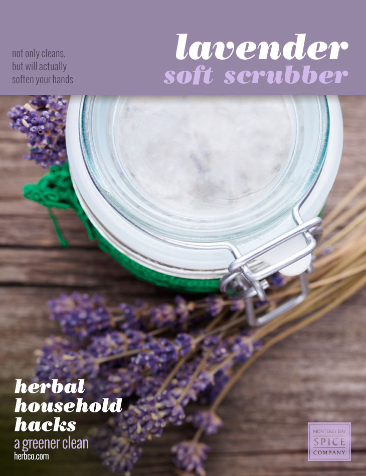 [ DIY Recipe: Lavender Soft Scrubber ] ~ from Monterey Bay Herb Co