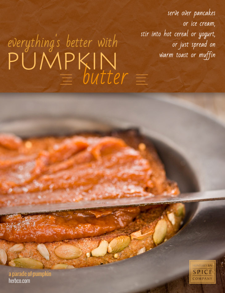 [ Recipe: Pumpkin Leather ] ~ from Monterey Bay Herb Co