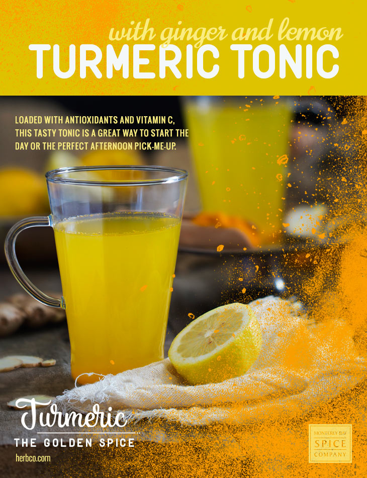 [ Recipe: Turmeric Tea Mix ] ~ from Monterey Bay Herb Co