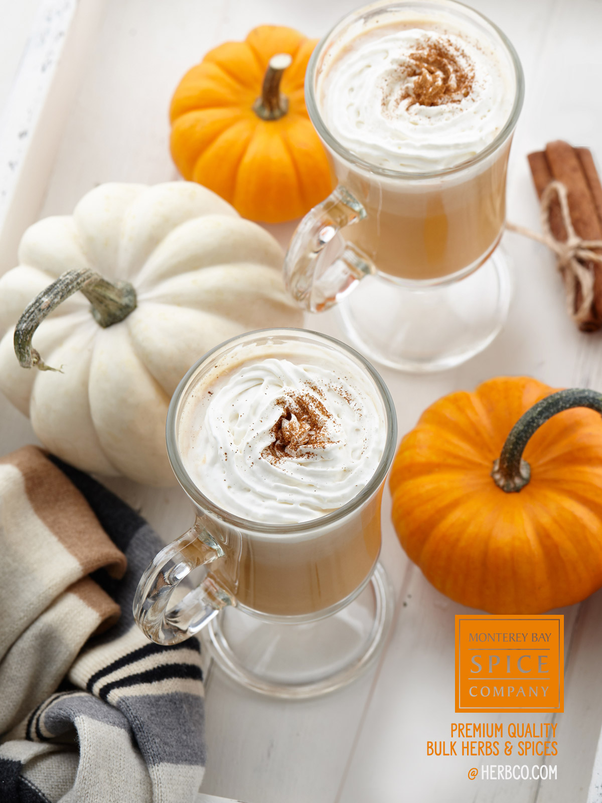 [ Recipe: Pumpkin  Spiced Latte ] ~ from Monterey Bay Herb Co