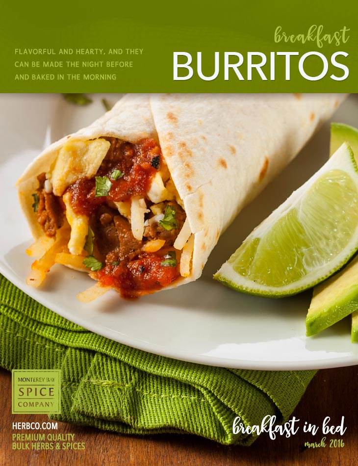 [ Recipe: Breakfast Burritos ] ~ from Monterey Bay Herb Co