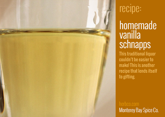 Homemade Vanilla Schnapps Recipe