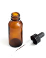 Amber Bottle with Dropper